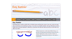 Desktop Screenshot of easyrambler.com