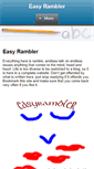 Mobile Screenshot of easyrambler.com
